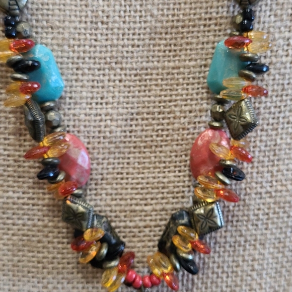 Beautiful Turquoise Stone Necklace - Picture 3 of 7